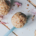 3 fig and cranberry balls on spoons