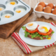 Muffin pan poached eggs