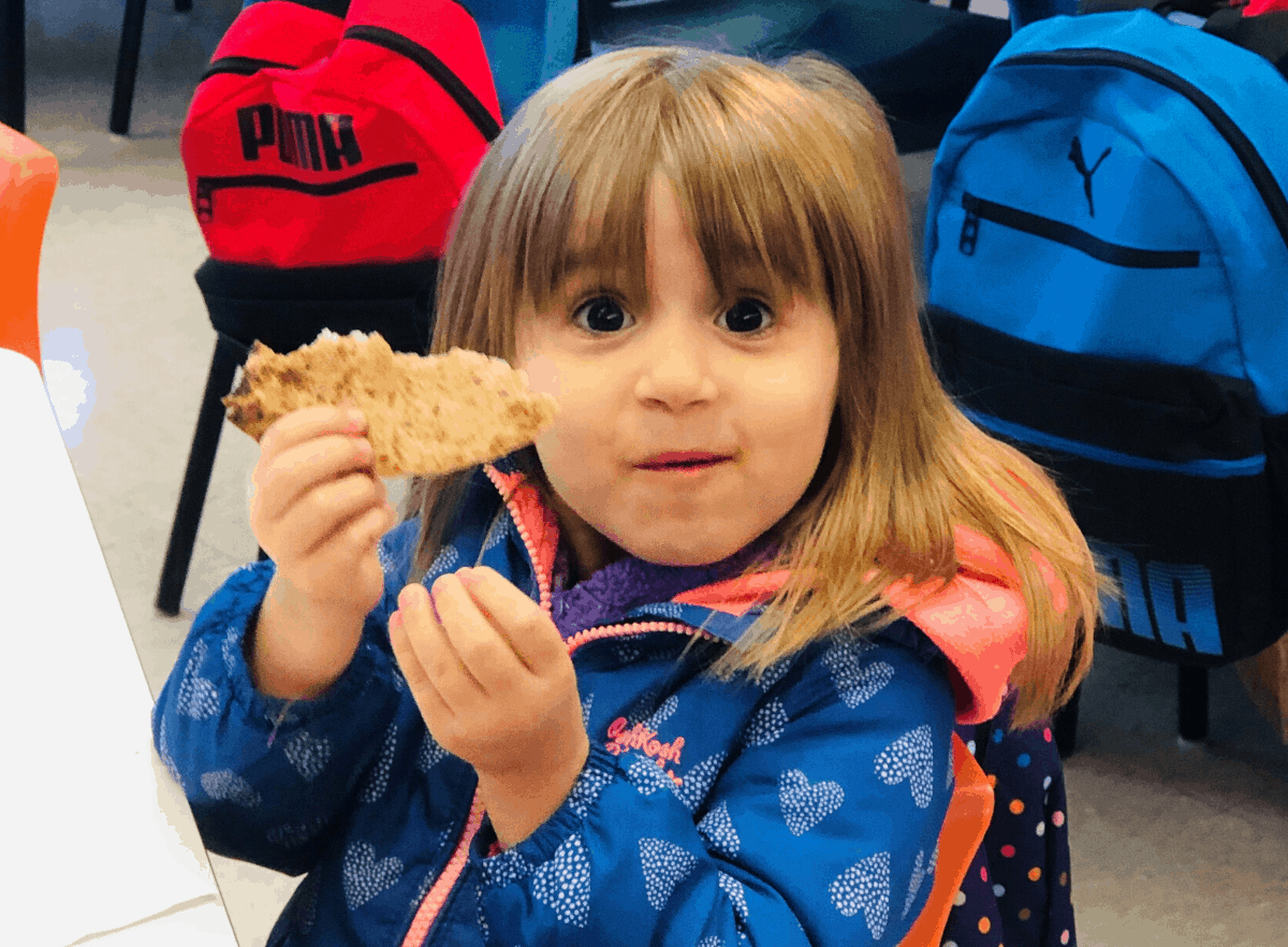 Quesadillasdéjeuner au poulet et à la salsa