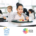 Child eating breakfast in cafeteria