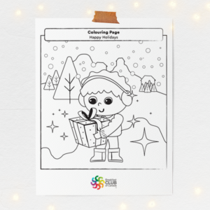 Holiday Drawing - 1 kid and gift