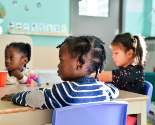 Children at the table