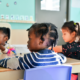 Children at the table