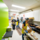 volunteers in kitchen