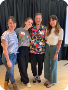 Our Nutrition Committee: Catherine, Lauriane, Taelyr and Kirstin